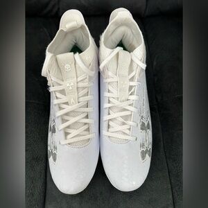 Under Armour White High-Top Men's Shoes,Zoe’s 8.5